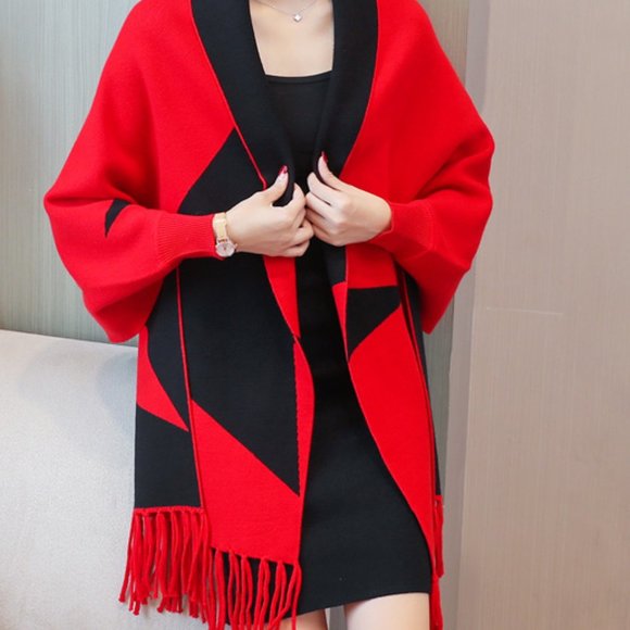 DOUBLE SIDED WRAP RED/BLACK - Picture 11 of 12